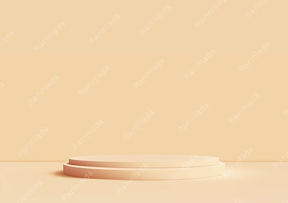 Download 3D Beige Podium on Soft Background - Soft background Collection
