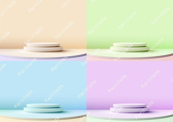 Download 3D Pastels Podium on Soft Background - Soft background Collection