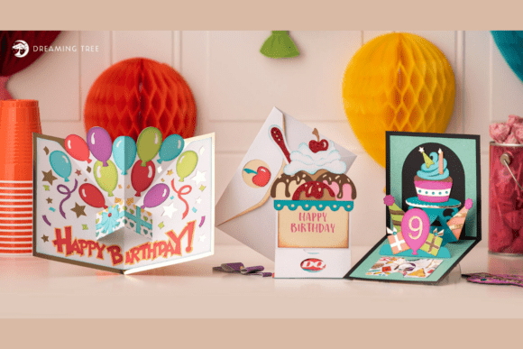 Download Kids Birthday Cards SVG Bundle - Kids Collection