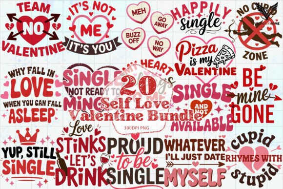 Download Self Love Valentine Bundle PNG - Premium Resources