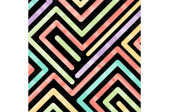 Download Abstract Bright Color Lines Pattern - Bright Collection